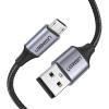 UGREEN UG-60148 USB 2.0 USB-A to Micro USB Cable - 2m - Black Nickel Plating - Aluminum Braid UGREEN UG-60148 USB 2.0 USB-A to Micro USB Cable - 2m - Black Nickel Plating - Aluminum Braid
