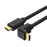 Unitek Y-C1002 HDMI 2.0 HDMI Cable - 3m Right Angle 90 Degree - Up to 4K - HDR10 - HDCP2.2 - 3D - 7.1 Surround Sound - Gold-Plated Connectors