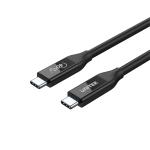 Unitek C14100BK-0.8M USB 4.0 USB-C Cable - 80cm - Black Up to 40Gbps - Up to 8K 60Hz - Up to 100W PD