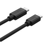 Unitek Y-C473BK 1M USB2.0 Type-C Male to Micro USB-B Male OD:2.8mm Black Nickel Plated Box Packaging