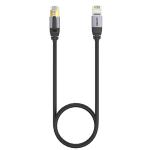 Unitek C18149AGY03-3M Cat8 RJ45 Patch Cable - 3m - Black SSTP - 26AWG - Up to 40 Gigabit Ethernet - 2000MHz - Gold-Plated Shielded RJ45 Connectors - RoHS Compliant - PoE Compatible