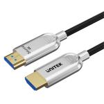 Unitek C11092A-50M HDMI 4K Fibre Optic 2.0 Cable - 24K Gold-plated Connectors - 50m