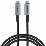 Verbatim 31847 240W - 40Gbps USB-C Cable - 1.2m - Black