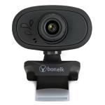 Bonelk USB Webcam, Clip On,  720p (Black)