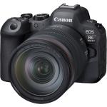 Canon EOS R6 Mark II Mirrorless Camera with 24-105mm f/4 Lens Kit 24.2MP Full-Frame CMOS Sensor - 4K60 10-Bit Internal Video - C-Log 3 - Sensor-Shift 5-Axis Image Stabilization - 40fps E. Shutter - 12fps Mech. Shutter - External 6K ProRes R