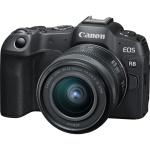 Canon EOS R8 Mirrorless Camera with 24-50mm Lens Kit 24.2MP Full-Frame CMOS Sensor - 4K60p 10-Bit Internal Video - Canon Log 3 - 40fps E. Shutter - Multi-Function Shoe - WiFi & Bluetooth - (RF 24-50mm f/4.5-6.3 IS STM Lens)