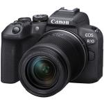 Canon EOS R10 Mirrorless Camera with 18-150mm Lens Kit 24.2MP APS-C CMOS Sensor - Built-in WiFi & Bluetooth - 4K30 Video - 4K60 with Crop - 23fps E. Shutter - 15fps Mech. Shutter - (RF-S 18-150mm f/3.5-6.3 IS STM Lens)