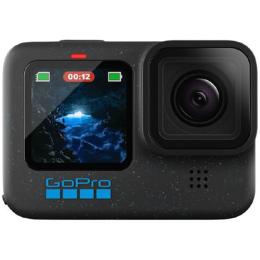 GoPro HERO 12 Black Action Camera 4K Video - Waterproof Design (10m) - Wi-Fi & Bluetooth - 2.27" Rear Touch Display & 1.4" Front Display