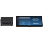 Logitech Intel NUC Room Solution Zoom with Tap Cat5e - 10.1 diagonal touch display1280x800 pixels - Capacitive Touch with Oleophobic Coating - HDMI ingest - Graphite