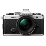 OM-SYSTEM OM-3 Mirrorless Camera(SIlver) with 12-45mm f/4 Lens