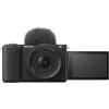 Sony ZV-E10 II Mirrorless Camera with 16-50mm Lens - Black 26MP APS-C Exmor R CMOS Sensor - UHD 4K60p and Full HD 120p Video - Up to 11-fps Shooting - 759-Point Fast Hybrid Phase Detection - Directional 3-Capsule Mic and Windscreen Sony ZV-E10 II Mirrorless Camera with 16-50mm Lens - Black 26MP APS-C Exmor R CMOS Sensor - UHD 4K60p and Full HD 120p Video - Up to 11-fps Shooting - 759-Point Fast Hybrid Phase Detection - Directional 3-Capsule Mic and Windscreen