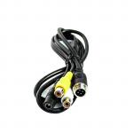 AUTOVIEW AVCA03-03  Camera Adapter 4 Pin to RCA - 3 Metre