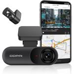 DDPai N3 PRO GPS Dash Cam Record Front 1600p / 2.5K Rear 1080P FHD - 30fps - Loop Recording - External SD Card upto 128GB