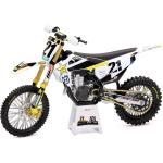 NEW RAY MODEL NR-58233 MODEL DIRT BIKE HUSQVARNA FC450 1:12 SCALE BY NEW RAY FACTORY RACINGROCKSTARENERGY JASON ANDERSON