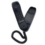 Uniden FP1100 Black Slimline Corded Phone, Wall / Desk Mount