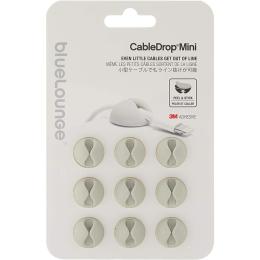 BlueLounge CDM-WH CableDrop Mini, White - Cable Management System for All Cables up to 5/16-inch PACK OF 9