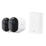 Arlo Pro 4 Wire-Free Spotlight 2K with HDR Camera System - 2 Pack with Smart Hub