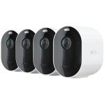 Arlo Pro 4 Wire-Free Spotlight 2K with HDR Camera System - 4 Pack (Arlo Secure 3-Month Trial Subscription Included)