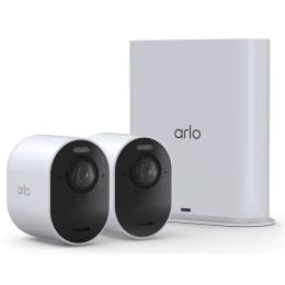 Arlo Ultra 2 Wire-Free Spotlight 4K UHD & HDR Camera System - 2 Pack