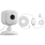 Blink Mini 2 Outdoor Camera - White - HD 1080p - Two Way Audio - Motion detection - Night View in Color - Built-in Spotlight - Outdoor IP65 (Blink Weather Resistant Power Adapter Included)