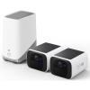 Eufy Security SoloCam S220 2K Outdoor Wire-Free Battery Solar Camera Kit - 2 Pack 6,500 mAh Battery last up to 120 Days / Homebase3 with 16GB Storage / AI Recognition Eufy Security SoloCam S220 2K Outdoor Wire-Free Battery Solar Camera Kit - 2 Pack 6,500 mAh Battery last up to 120 Days / Homebase3 with 16GB Storage / AI Recognition
