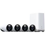 Eufy Security E330 4K Outdoor WiFi Camera Kit - 4 Pack eufyCam E330 x4 / Homebase 3 with 1TB Storage x1 / 24/7 Recording
