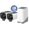 Eufy Security eufyCam S3 Pro 4K Outdoor Wire-Free Battery Solar Camera Kit - 2 Pack 13,400 mAh Battery last up to 365 Days / Homebase3 with 1TB Storage / Backup Solar Panel x1 / Radar + PIR Dual Detection / AI Recognition Eufy Security eufyCam S3 Pro 4K Outdoor Wire-Free Battery Solar Camera Kit - 2 Pack 13,400 mAh Battery last up to 365 Days / Homebase3 with 1TB Storage / Backup Solar Panel x1 / Radar + PIR Dual Detection / AI Recognition