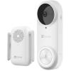 EZVIZ DB2 PRO 5MP/2K+ Outdoor Wire-Free Smart Video Doorbell with Chime 5,200 mAh Rechargeable Lithium Battery - AI-Powered Human Detection / 166° Ultra-Wide-Angle View EZVIZ DB2 PRO 5MP/2K+ Outdoor Wire-Free Smart Video Doorbell with Chime 5,200 mAh Rechargeable Lithium Battery - AI-Powered Human Detection / 166° Ultra-Wide-Angle View