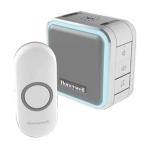 Honeywell HONDC515NGA Wireless Portable         Doorbell with Halo Light and Push Button. 6x Selectable Colours. 150m Wireless Range, Sleep Mode, 84dB Volume, Grey Colour