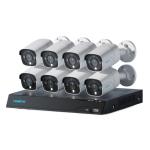 Reolink NVS16-12MB8 12MP/4K+ 16 Channel NVR Surveillance System with 4TB HDD Includes 8x B1200 Bullet Cameras