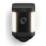 RING Spotlight Cam Plus Battery - Black 1080p - 2.4GHz WiFi - Built-In Siren