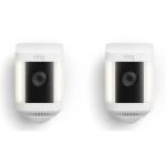RING Spotlight Cam Plus Battery - White - 2 Pack
