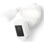 RING Floodlight Cam 2K Wired Pro - White - Colour Night Vision - Two Way Talk Audio - 110dB Siren - 2000 Lumens