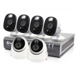 Swann 2MP/1080p 8 Channel DVR Security System: DVR-4580 with 1TB HDD & 6 x 1080p Thermal Sensing Security Cameras PRO-1080MSFB, PRO-1080MSD