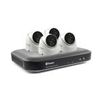 Swann 8MP/4K 8 Channel DVR Security System: DVR-5580 with 2TB HDD & 4 x 4K Heat & Motion Sensing Security Cameras PRO-4KMSD