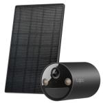 TP-Link Tapo C411 Kit 3MP/2K Outdoor Wire-Free Battery Camera with Solar Panel - Black 6400mAh Battery / Color Night Vision /Two-way Audio / Local Storage via MicroSD up to 512GB