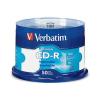 Verbatim 41908 CD-R - 50 Pack 700MB - White InkJet 52x Verbatim 41908 CD-R - 50 Pack 700MB - White InkJet 52x