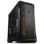 ASUS TUF Gaming GT501 Temp Glass Mid-Tower Gaming Case Black CPU Cooler Support Upto 180mm, GPU Support Upto 420mm, 7x PCI Slot, 360mm Rad Supported, Front I/O: 2x USB, HD Audio