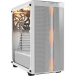 be quiet Pure Base 500DX RGB White Mid Tower Case Tempered Glass, CPU Cooler Supports Upto 190mm, GPU Supports Upto 369mm, 7X PCI Slots, 360mm Radiator Supported, Front: 2X USB, HD Audio, No PSU
