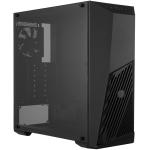 Cooler Master MasterBox K501L MidTower Gaming Case CPU Cooler Support Upto 165mm, Graphics Card Supports Upto 410mm, Front: 2X USB, HD Audio, 1 X 120mm Red LED Fan at front  1 X 120mm Fan at rear