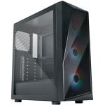 Cooler Master MasterBox CMP 520 MidTower Gaming Case Tempered Glass, 3X120 ARGB  Fan Pre-Installed, CPU Support Upto 161mm, GPU Upto 350mm, 280mm Rad Supported, Front I/O: 2XUSB, HD Audio