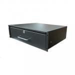 Dynamix RADRAW-3U 3U Rackmount Draw, Lockable, 350mm Deep