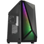 FSP CST195A Black ATX Tower Case 4 x 120mm Fan Pre-installed, CPU Cooler Support Upto 160mm, GPU Support Upto 340mm, 7x PCI Slot , 360mm Radiator Supported, Front I/O: 2x USB 2.0 1 X USB 3.0