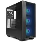 Lian Li Lancool III RGB Black ATX MidTower Gaming Case Tempered Glass, 3X140mm A-RGB Fan, CPU Cooler Support Upto 187mm, GPU Support Upto 435mm, 8XPCI Slot, 420mm Radiator Supported, Front I/O: 2XUSB, 1XType C, HD Audio