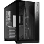 Lian Li PC-O11 Dynamic Black ATX MidTower Gaming Case Tempered Glass, with CPU Cooler Supports Upto 155mm, Graphs Card Supports Upto 420mm, 360mm Rad Supported, Dual Chamber, 8X PCI Slots, Front 2X USB3.0, 1X Type C, HD Audio, NO PSU