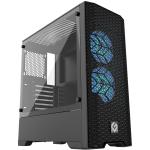 Phanteks MAGNIUMGEAR NEO Air Black ATX MidTower Gaming Case Tempered Glass,With 2x Skiron 120mm RGB Fans, CPU Cooler Support Upto 170mm, GPU Support Upto 320mm, 7x PCI Slot, 280mm Radiator Supported, Front: 2XUSB, HD Audio, NO