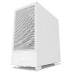 NZXT H5 White Flow Edition ATX MidTower Gaming Case Tempered Glass, CPU Cooling Support Upto 165mm, GPU Support Upto 365mm, 280mm Radiator Supported, 7X PCI Slots, Front I/O: 1XUSB, 1XType C, HD Audio