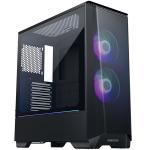 Phanteks Eclipse P360A Black ATX MidTower Gaming Case RGB With Tempered Glass, CPU Cooler Supports Upto 160mm, Graphics Card Supports Upto 400mm, 7XPCI Slots, 280 Rad Supported, Front: 2XUSB, HD Audio, NO PSU