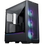 Phanteks Eclipse G360A Black ATX MidTower Gaming Case RGB With Tempered Glass, 3x D-RGB 120mm Fan Pre-Installed, CPU Cooler Support Upto 163mm, Graphics Card Support Upto 400mm, 7x PCI Slot, 360mm Rad Support, Front I/O: 2x USB, HD Audio,