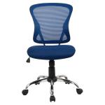 Brenton H-8369F-B Chair Mid Back - Blue Mesh
